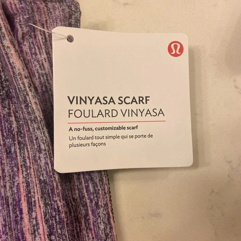 Lululemon Vinyasa Scarf Space Dye Camo Berry Pink One Size